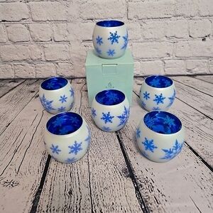 Partylite Snowflake Tealight Holders